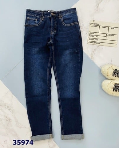Quần jean dài Oshkosh (sz đại) xanh đậm - Size 10