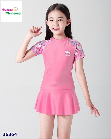 Sét bơi hồng Pony - size 140