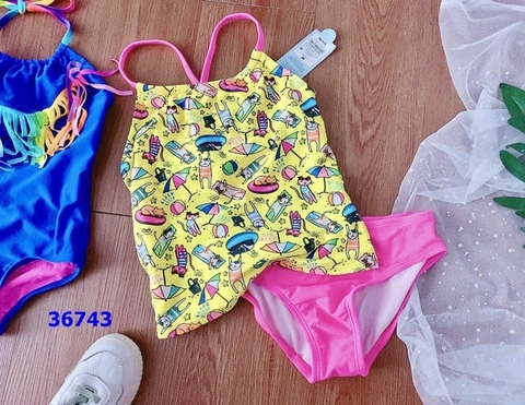 Đồ bơi Cat&Jack vàng mèo - size 14-16y