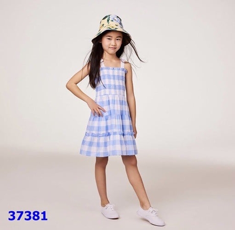 Đầm Janie&Jack caro xanh - size 4y
