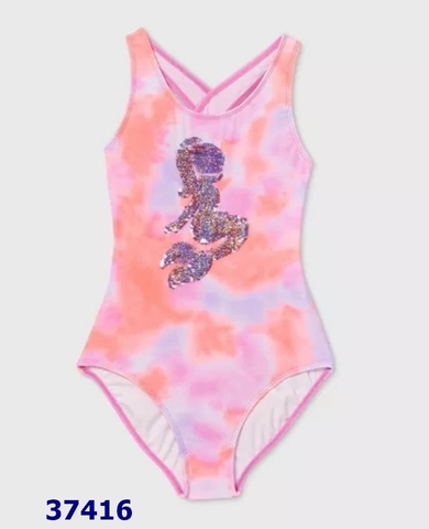 Đồ bơi Cat&Jack tiên ca lật cườm - size 14-16y