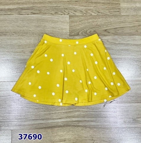Chân váy JB vàng chấm bi - size 7y