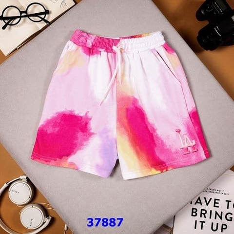 Short MLB trắng loang LA - size 6-7y
