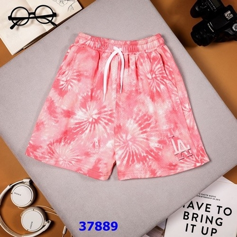 Short MLB hồng loang LA - size 6-7y
