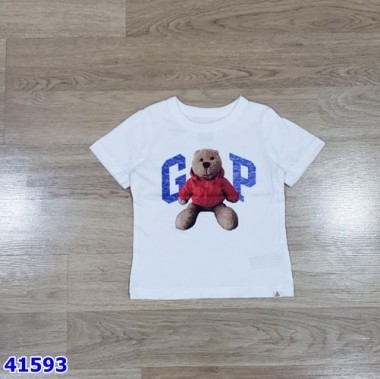 Áo BabyGap trắng gấu - size 3y