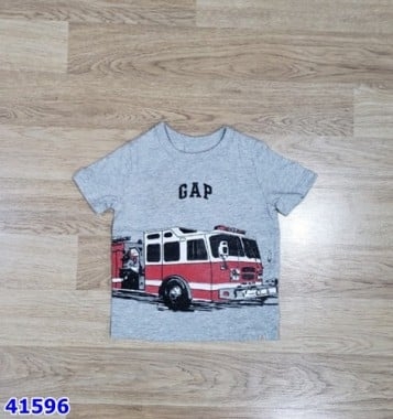 Áo BabyGap xám xe cứu thuong - size 2y