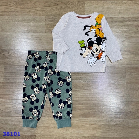 Bộ Next kem in Mickey - size 9-12m