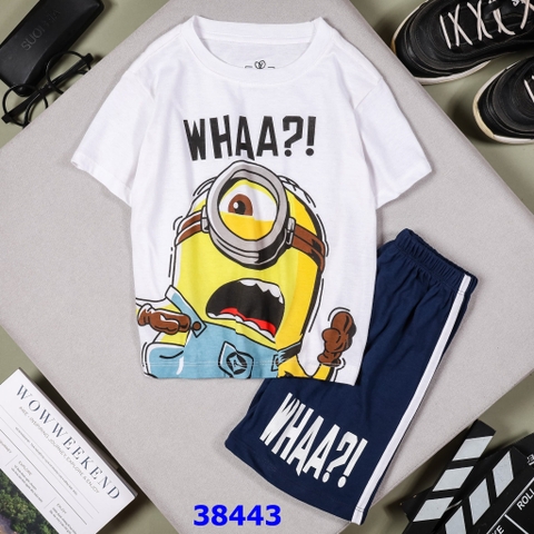 Bộ See Doo trắng Minion - size 6y