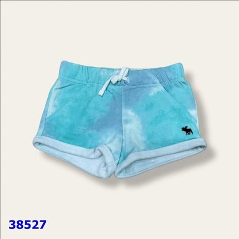 Quần short Abercambie xanh nhạt loang - Size 7/8y