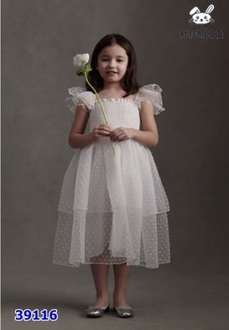 Đầm Melisa trắng - size 3-4y