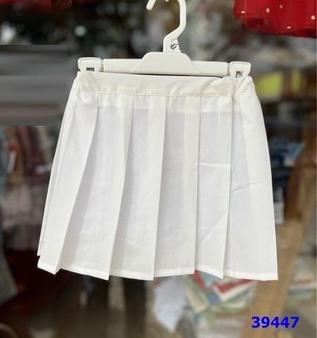 Chân váy xếp li trắng - size 160