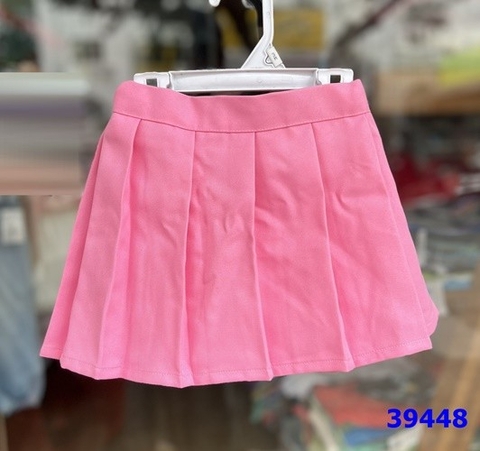 Chân váy xếp li hồng - size 110