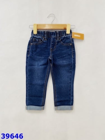 Jean Gymboree xanh đậm - size 0y