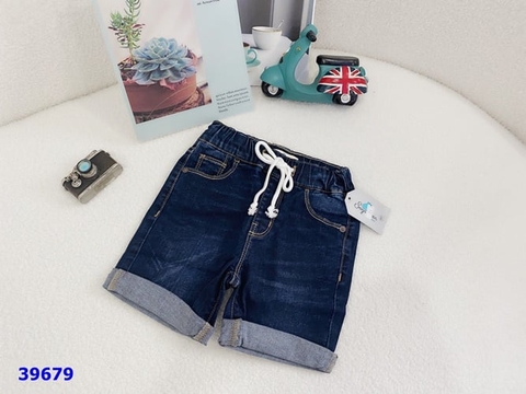 Short jean SugarBear xanh đậm - size 4