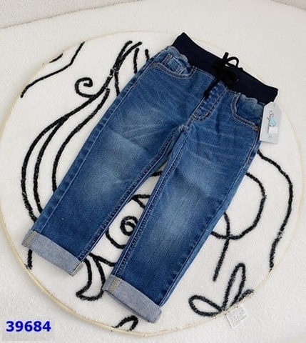 Quần dài jean SugarBear xanh vừa - size 4