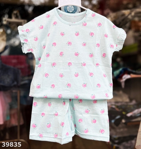 Bộ Chummy xuất Hàn xanh táo - size 110