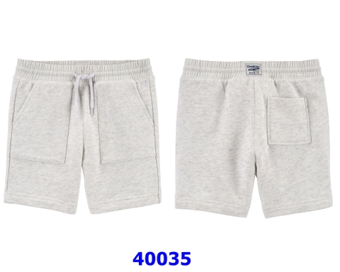 Short Oshkosh trắng xám - size 12m