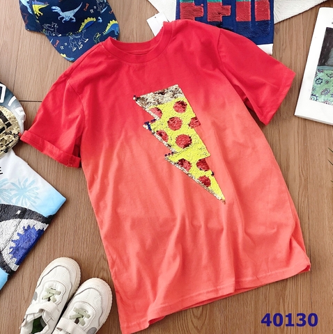 Áo Cherokee đỏ tia sét lật cườm - size 6y