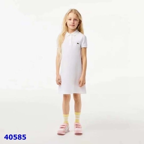 Đầm Polo xanh trắng - size 6y