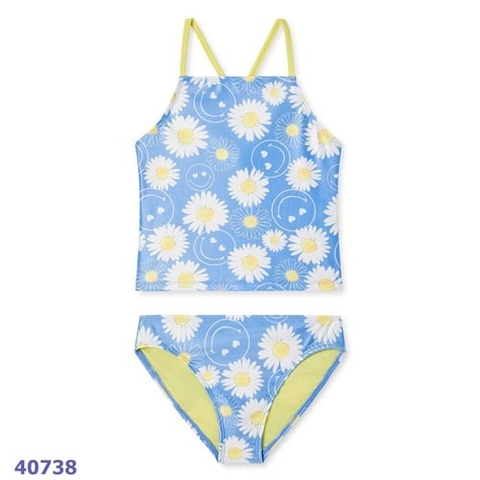 Đồ bơi George xanh dườn hoa cúc - size 14-16y