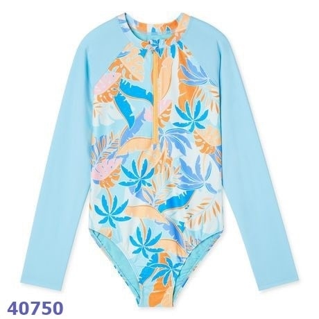 Đồ bơi George tay dài có dứa - size 7-8y
