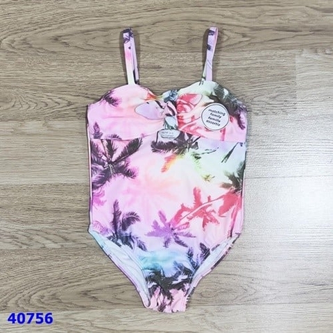 Đồ bơi George hồng cây dừa - size 7-8y