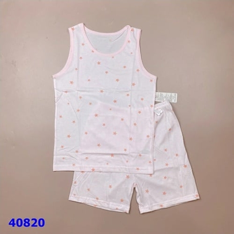 Bộ Maykids hồng ngôi sao viền hồng nhạt - size 130