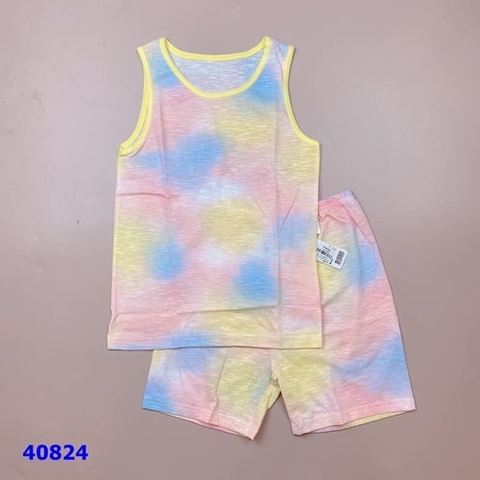 Bộ Maykids hồng cầu vồng vàng - size 130