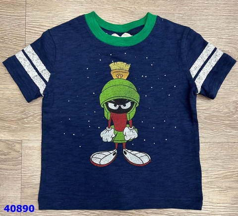 Áo BabyGap xanh đen robot - size 18-24m