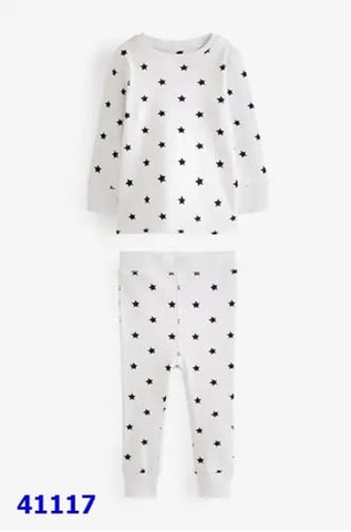 Bộ Next trắng sao - size 1.5-2y
