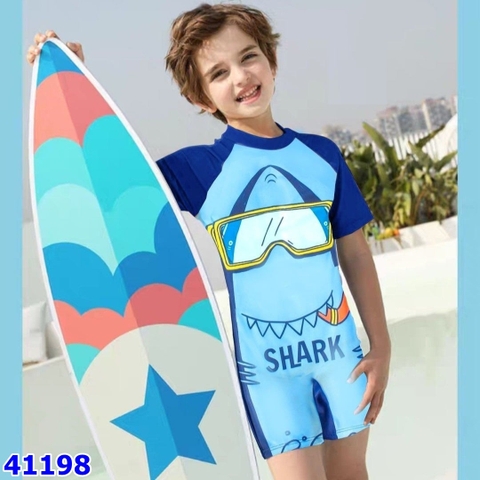 Bộ bơi Bonchop xanh cá mập - size 3y