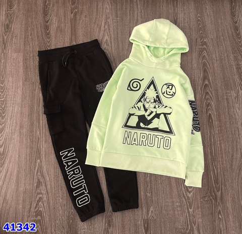 Bộ áo Hoodie Primark xanh Naruto