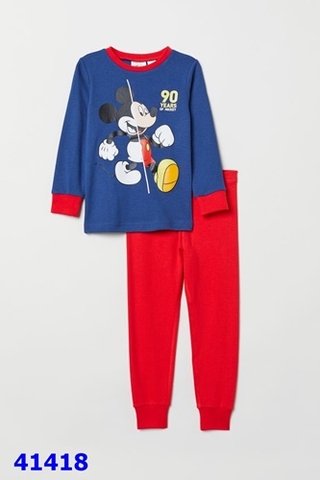 Bộ HM xanh mickey - size 6-8y