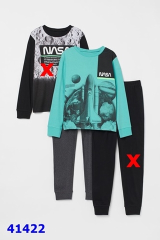 Bộ HM xanh nasa - size 2-4y