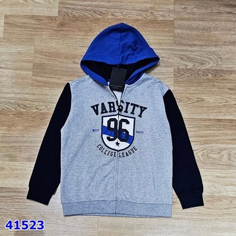 Áo khoác Nukuta xám tay xanh - size 16y