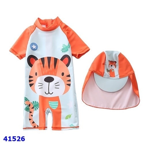 Đồ bơi Ylike hổ tay cam - size 120