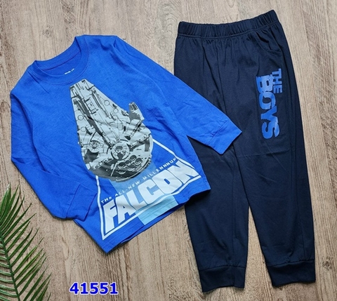 Bộ Skite x.duong in chữ Falcon - size 5y