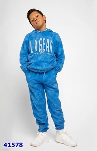 Quần nỉ LaGear xanh loang - size 16y