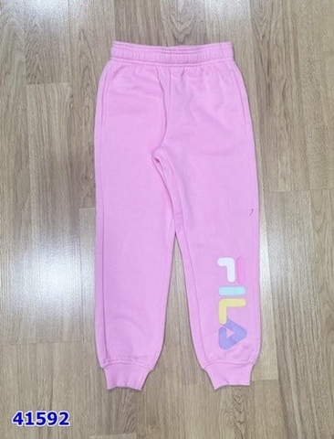 Quần nỉ FiLa hồng - size 7-8y