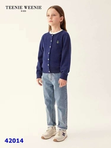 Cardigan Teenie Weenie x.đen - size 110