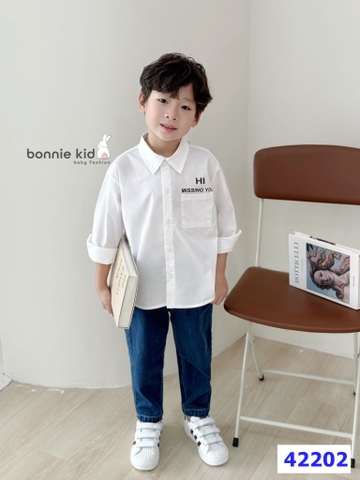 Set Bonnie sơmi trắng, quần jean