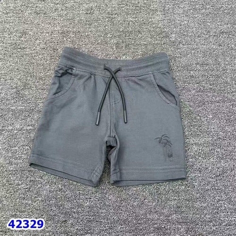 Quần short thun Yigga Bt xám cây dừa - szie 134