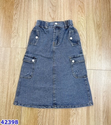 Chân váy jean 4 túi - size 170