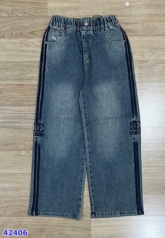 Quần jean JHao sọc Chanel - size 165