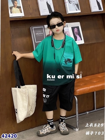 Bộ Cool Miss x.lá loang STAR - size 130