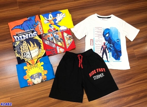 Bộ HM trắng superman - size 10/12y