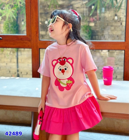 Đầm Mia Kid gấu dâu