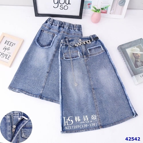 Chân váy jean + nịt - size 140