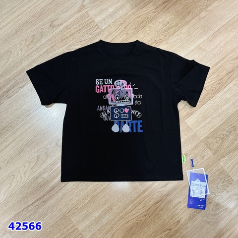 áo thun đen người máy - size 140