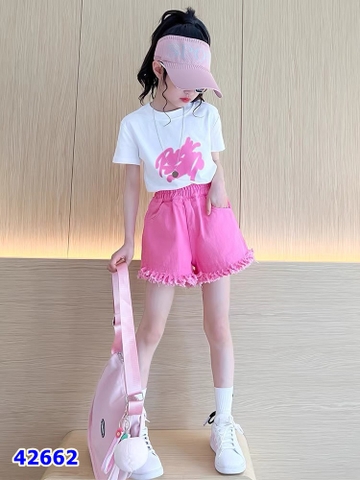 Set bộ XYD trắng hồng - size 130